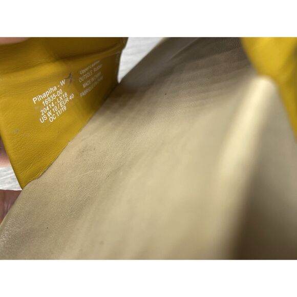 Olukai Pihapiha Gold Leather Beach Slides Casual Sandals Women Sz 40EU/10M US - Picture 10 of 16